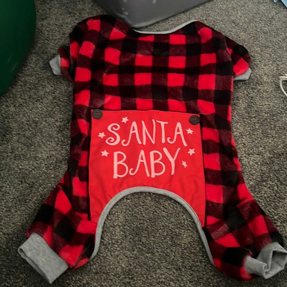 SANTA BABY Doggie PJ’s NWT